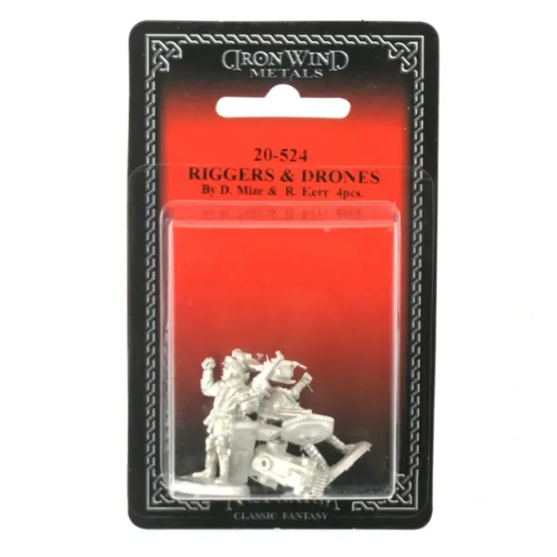 Tabletop Miniatures>Riggers and Drones (5) #20-524 Shadowrun RPG Metal Ral Partha Figure - Your Source for Gaming Essentials