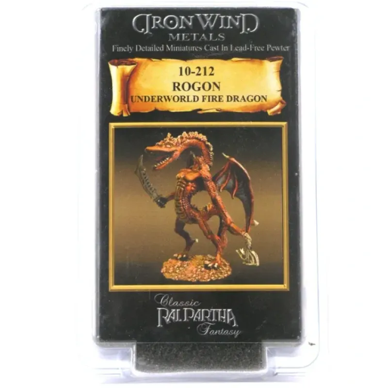 Tabletop Miniatures>Rogon Balrog Dragon #10-212 Classic Ral Partha Fantasy RPG Metal Figure - Your Source for Gaming Essentials