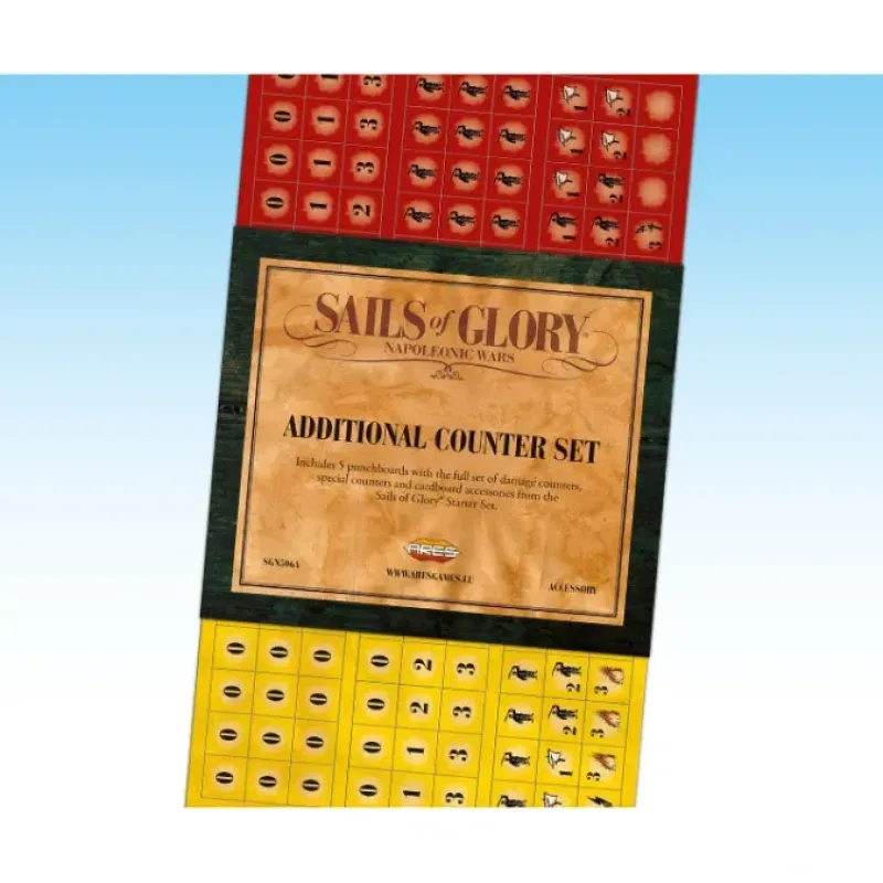 Board Games>Sails of Glory: Additional Counter Set - Your Source for Gaming Essentials