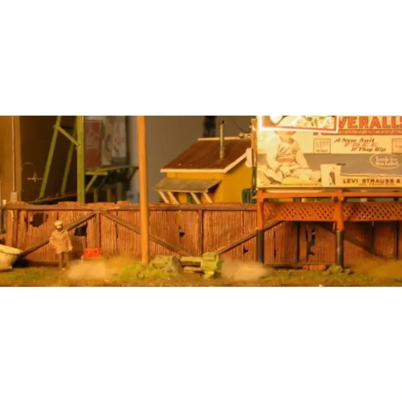 Scale Structures 4127 Corrugated Iron Fence 200-Scale Ft. - Your Source for Gaming Essentials* Outlet