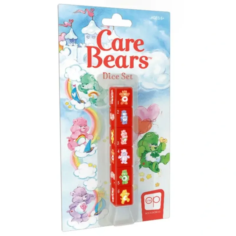 Dice>Set of 6 D6 Pop Culture Dice - Care Bears - Your Source for Gaming Essentials