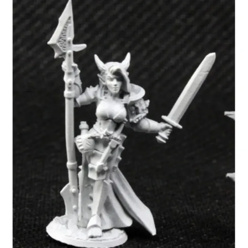 Tabletop Miniatures>S'Kara, Female Skoli Warrior #03811 Dark Heaven Unpainted Metal - Your Source for Gaming Essentials