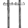 Stewart 1127 N Rural Utility Poles with Brackets - Your Source for Gaming Essentials* Online