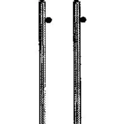 Stewart 1126 N Rural Utility Poles with Single Insulator - Your Source for Gaming Essentials*