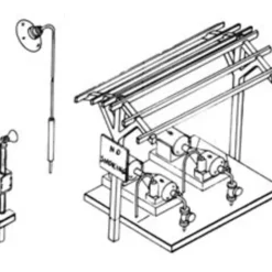Stewart Hobbies 215 HO Oil Pumping Station & Shelter Kit - Your Source for Gaming Essentials* New