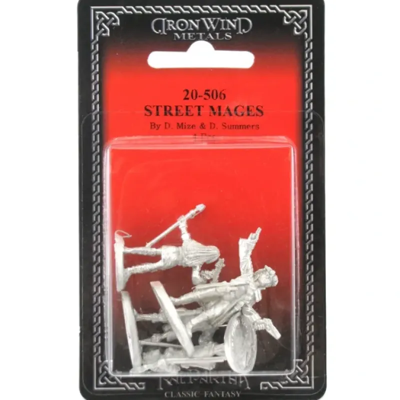 Tabletop Miniatures>Street Mages (4) #20-506 Shadowrun RPG Metal Ral Partha Figure - Your Source for Gaming Essentials
