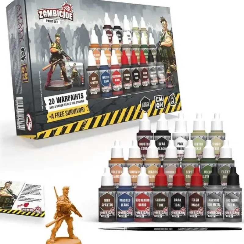 Tabletop Miniatures>The Army Painter Warpaints: Zombicide 2nd Edition Paint Set - Your Source for Gaming Essentials