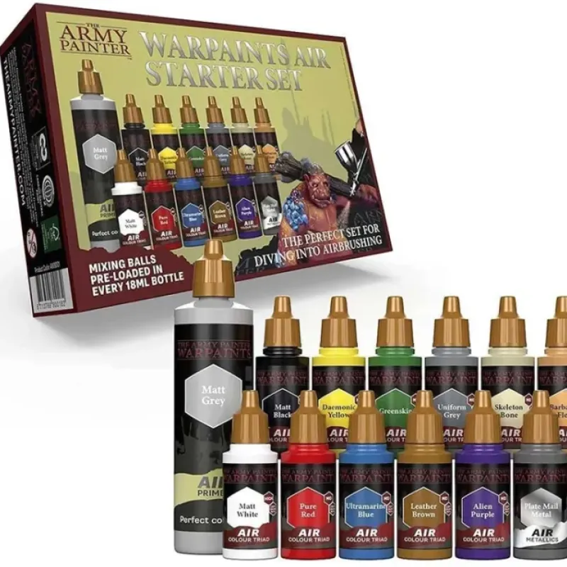 Tabletop Miniatures>The Army Painter Warpaints Air: Starter Paint Set - Your Source for Gaming Essentials