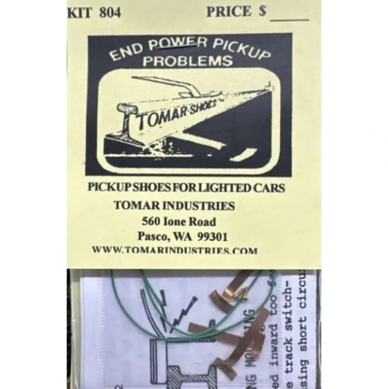 Tomar Industries 804 HO Scale Pickup Shoes for Lighted Cars - Your Source for Gaming Essentials* Discount