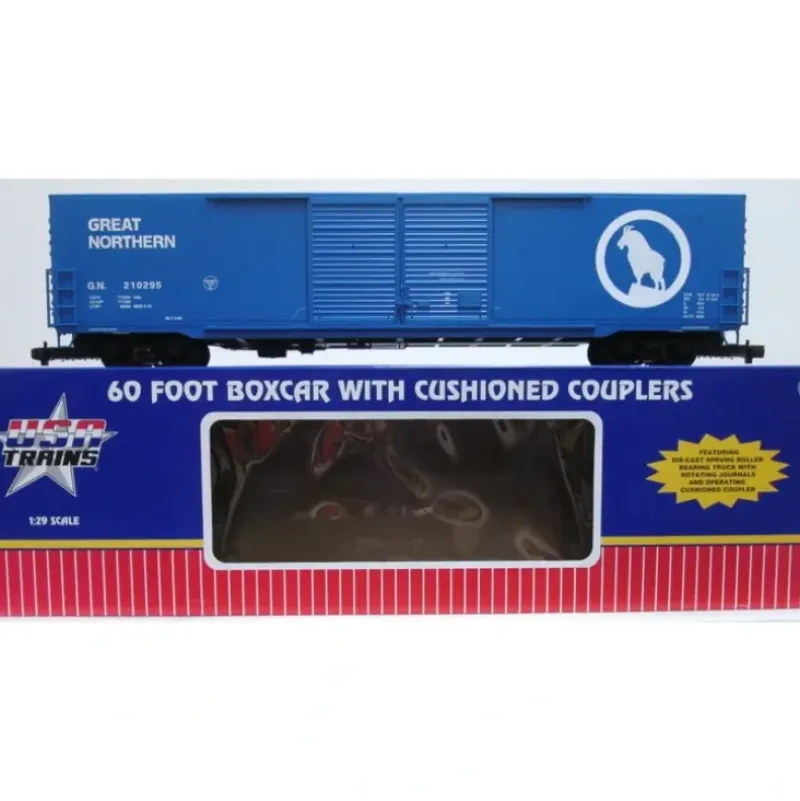 USA Trains 19404B G Great Northern 60' Steel Boxcar #210295 - Metal Wheels - Your Source for Gaming Essentials*