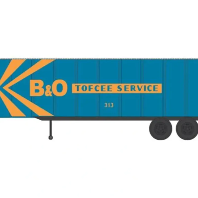 Walthers 949-2357 HO Assembled Baltimore & Ohio 32' Trailer (Set of 2) - Your Source for Gaming Essentials* Clearance