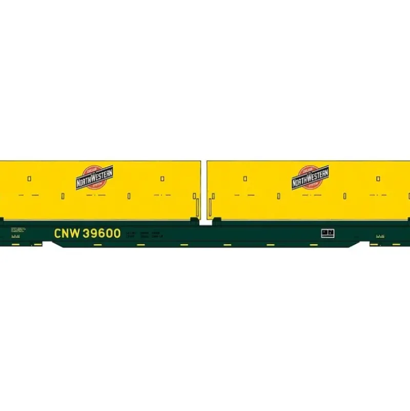 Walthers 920-105207 HO Chicago & North Western 50' Cushion Coil Car RTR #39600 - Your Source for Gaming Essentials* Best