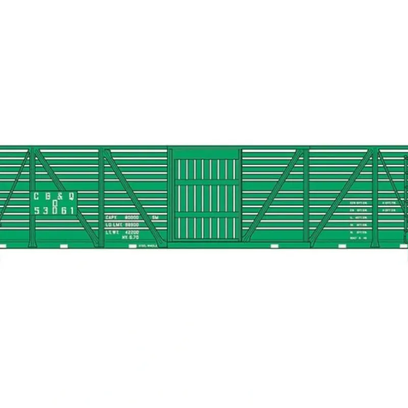 Walthers 910-54501 HO Chicago, Burlington & Quincy 40' Stock Car 6-Pack - Your Source for Gaming Essentials* Hot