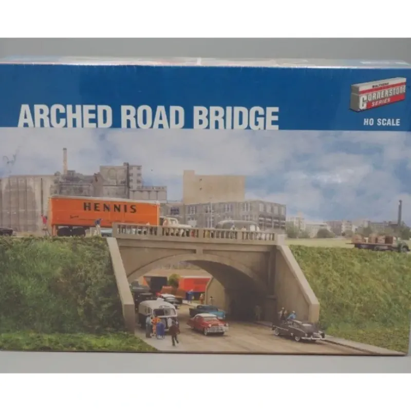 Walthers 933-3196 HO Concrete Arched Road Bridge Street System Structure Kit - Your Source for Gaming Essentials* Sale
