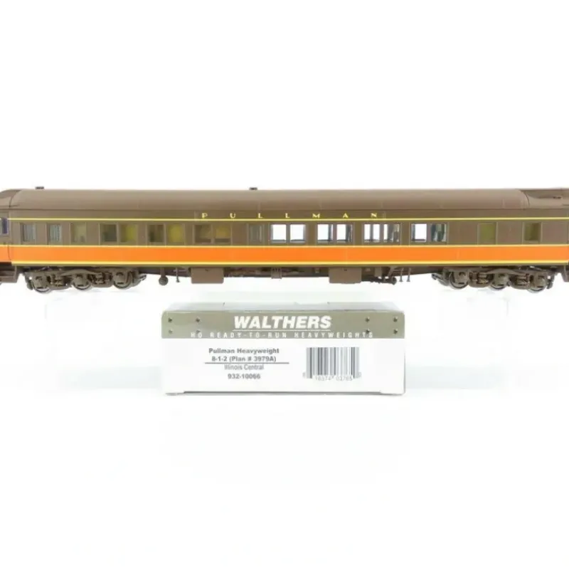 Walthers 932-10066 HO Illinois Central Pullman Heavyweight 8-1-2 Passenger Car NIB - Your Source for Gaming Essentials*