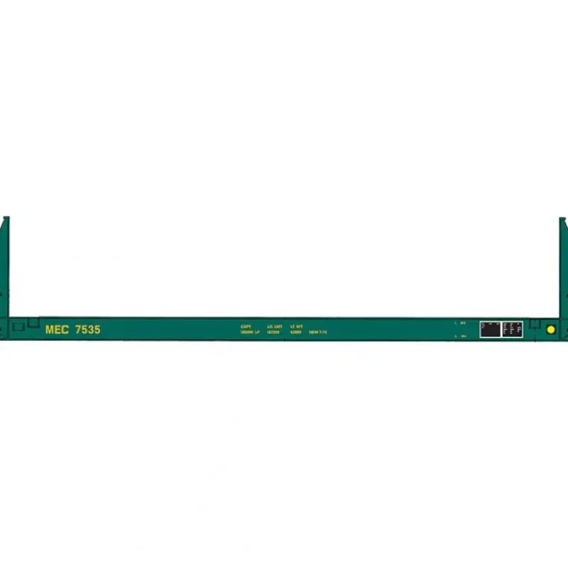 Walthers 920-104513 HO Maine Central 50' Sieco Pulpwood Flatcar RTR #7535 - Your Source for Gaming Essentials*
