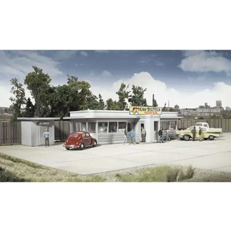 Walthers 933-2909 HO Miss Bettie's Diner Building Kit - Your Source for Gaming Essentials* New