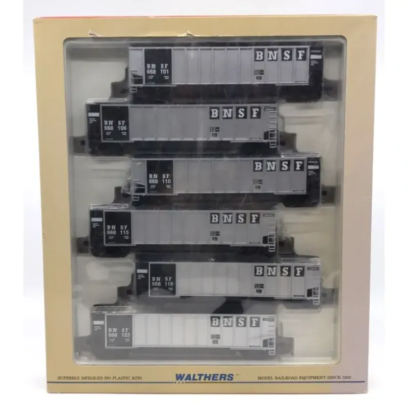 Walthers 932-5327 HO Scale Burlington Northern Santa Fe Bethgons (Pack of 6) LN/Box - Your Source for Gaming Essentials* Discount