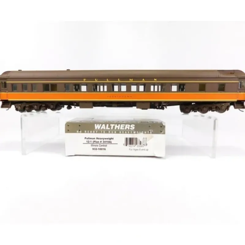 Walthers 932-10016 HO Scale Illinois Central Heavyweight Pullman 12-1 Sleeper NIB - Your Source for Gaming Essentials* Discount