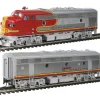 Walthers 920-47697 HO SF EMD F7A-B Set w/48" Dynamic Fan Standard DC #45L,45A - Your Source for Gaming Essentials*