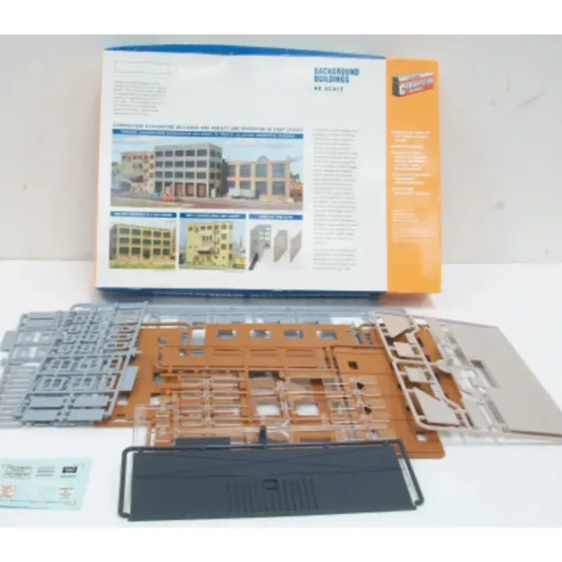 Walthers 933-3177 HO Tuscan W/Dark GreenParkview Terrace Background Building Kit - Your Source for Gaming Essentials* Best