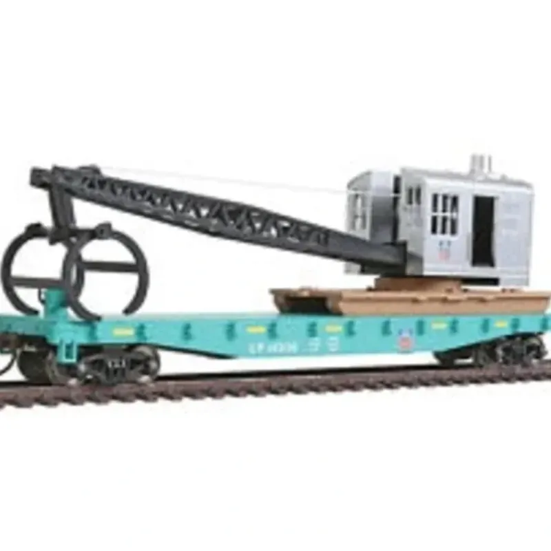 Walthers 931-1783 HO Union Pacific Flatcar with Logging Crane #19436 - Your Source for Gaming Essentials* Best