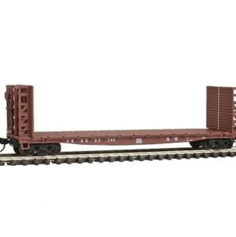 Walthers 932-8223 N Chicago Burlington & Quincy GSC Commonwealth 54' BH Flatcar - Your Source for Gaming Essentials*