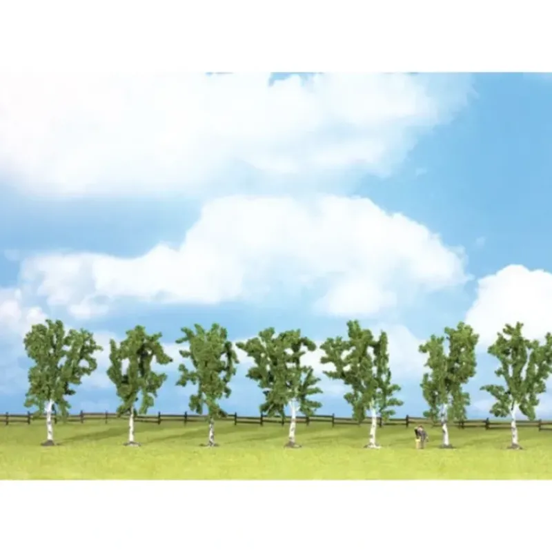 Walthers 949-1164 Short Birch Trees 4" (Pack of 7) - Your Source for Gaming Essentials* Outlet