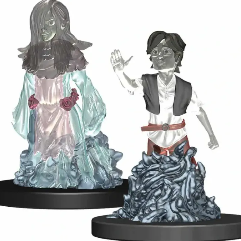 Tabletop Miniatures>WizKids Wardlings Painted Miniatures: (W3) Ghost: (Male & Female) - Your Source for Gaming Essentials
