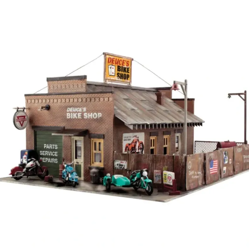 Woodland Scenics PF5895 O Deuce's Bike Shop Building Kit - Your Source for Gaming Essentials* Best