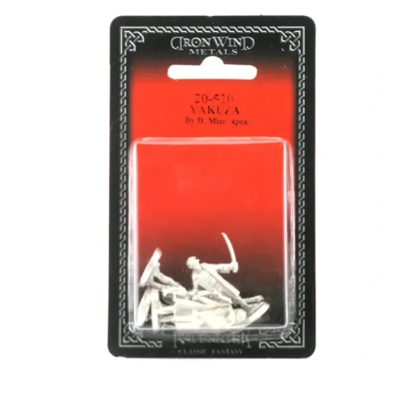 Tabletop Miniatures>Yakuza (4) #20-520 Shadowrun RPG Metal Ral Partha Figure - Your Source for Gaming Essentials